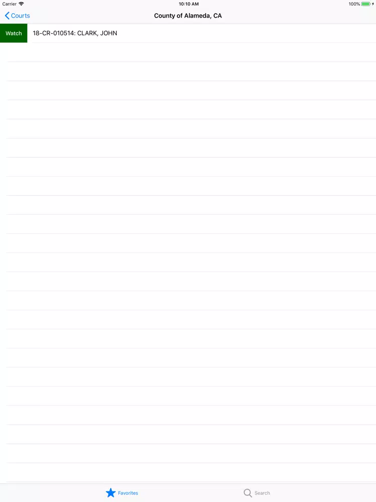 Court Records iPad স্ক্রিনশট