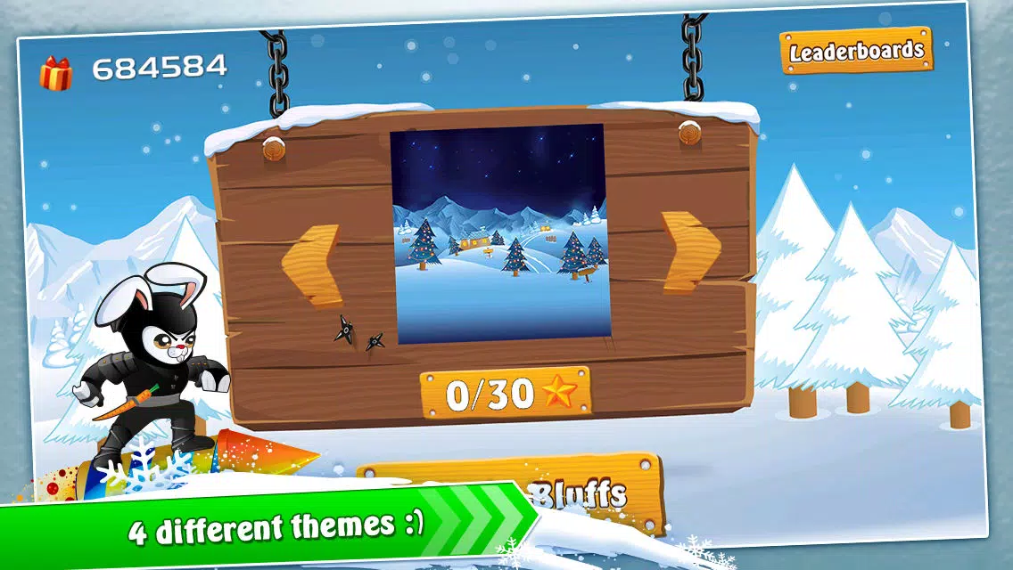 Скриншоты Racing Ninja Bunnies - XMAS nitro rocket warrior multiplayer christmas stunt action game for kids!