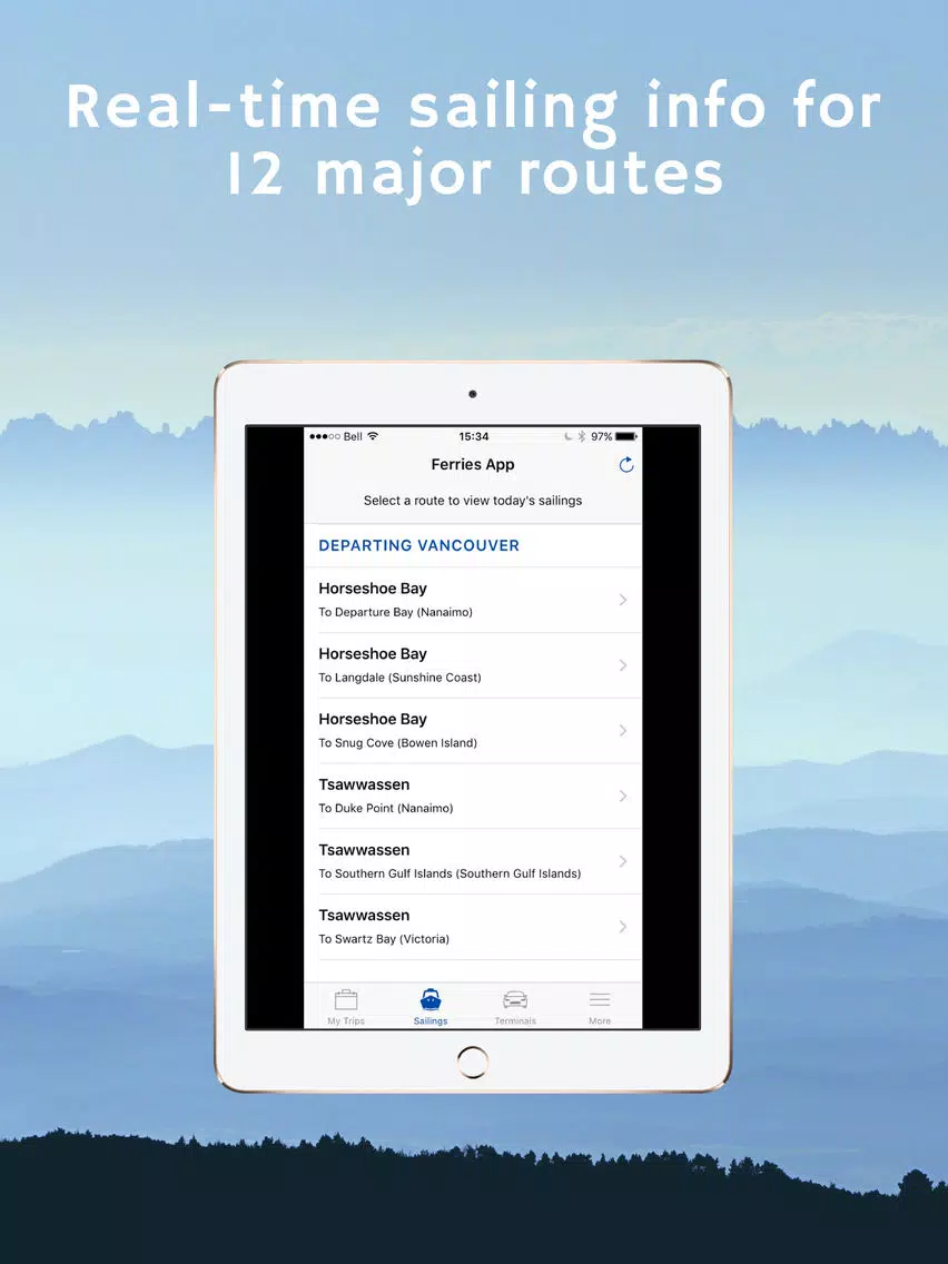Ferries - BC Ferries Schedules iPad Screenshots