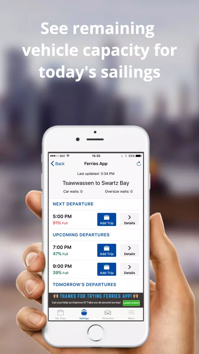Ferries - BC Ferries Schedules Screenshots