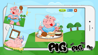 Cute Baby Pigs Jigsaw Puzzles Game For Pre-School Girls And Boys ( 2,3,4,5 and 6 Years Old ) Screenshots