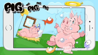Cute Baby Pigs Jigsaw Puzzles Game For Pre-School Girls And Boys ( 2,3,4,5 and 6 Years Old ) Screenshots