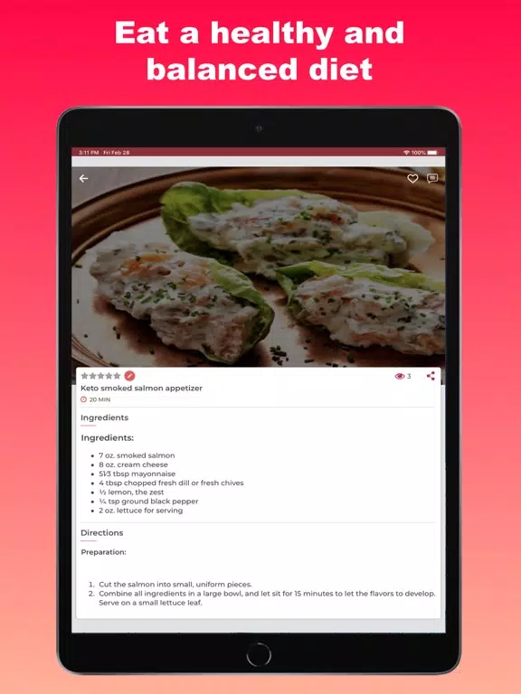 Keto Breakfast iPad Screenshots