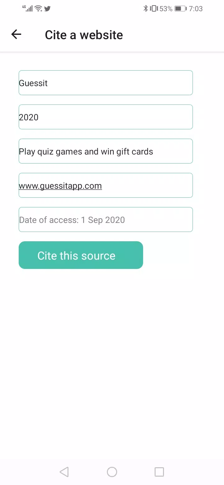 Referencer-Harvard Style Screenshots