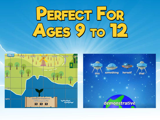 Fifth Grade Learning Games iPad Screenshots