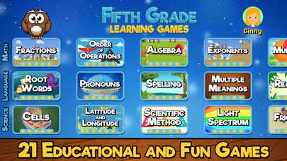 Fifth Grade Learning Games Screenshots