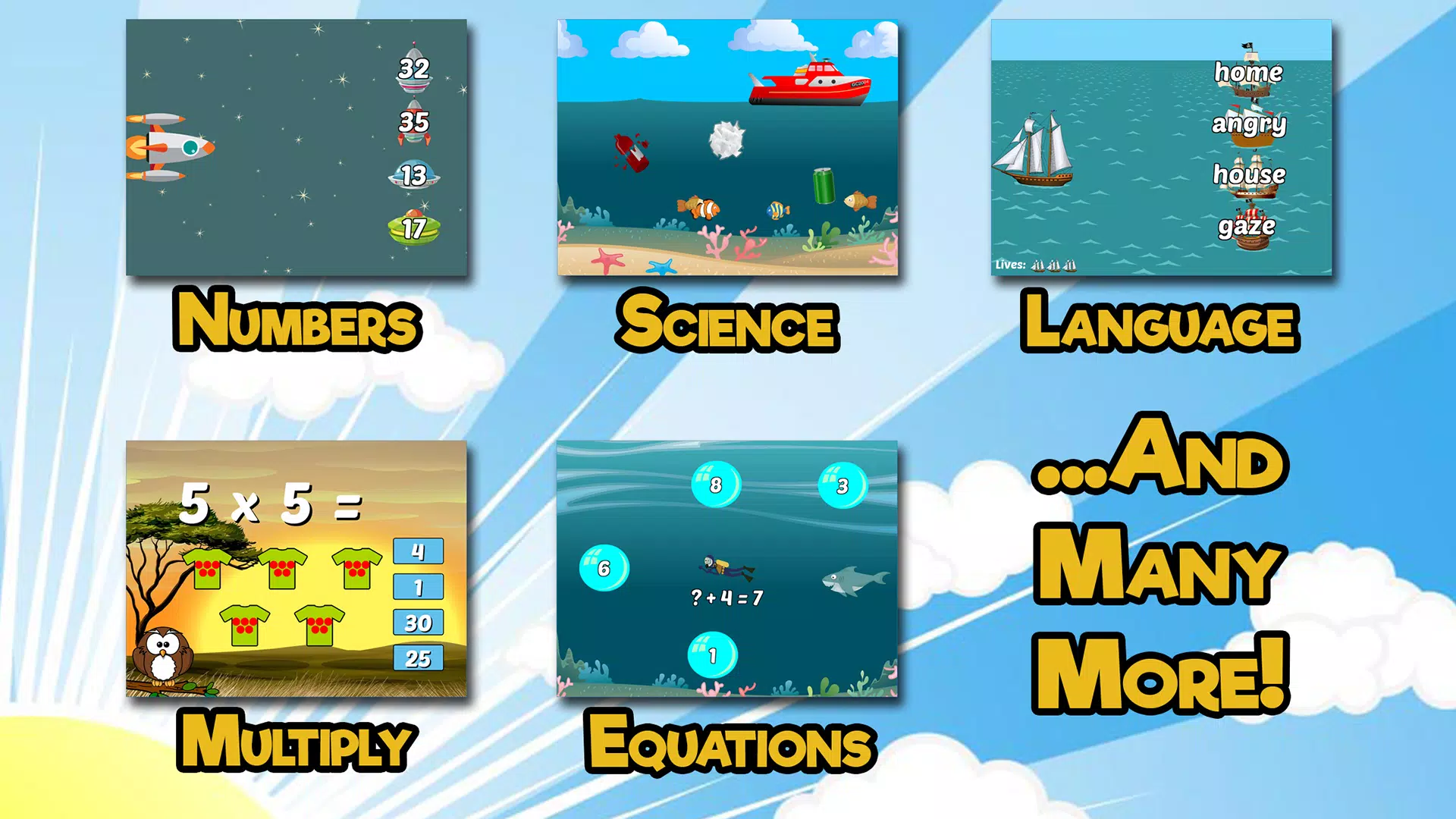 Second Grade Learning Games Screenshots