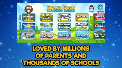 Second Grade Learning Games SE Screenshots