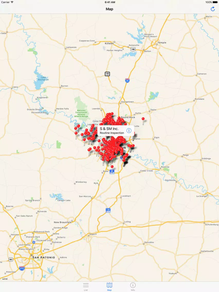 Austin Food Inspections - Texas Restaurant Scores iPad Screenshots