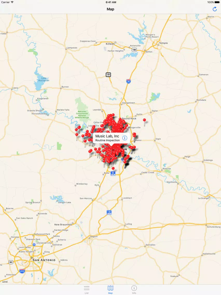 Austin Food Inspections - Texas Restaurant Scores iPad Screenshots