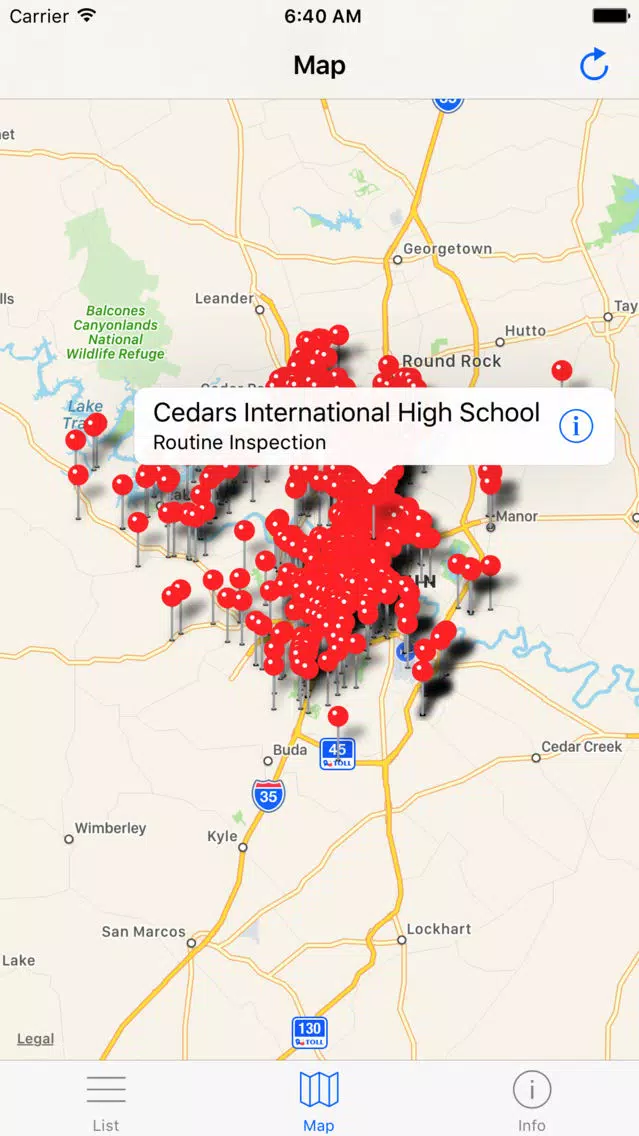 Austin Food Inspections - Texas Restaurant Scores Screenshots