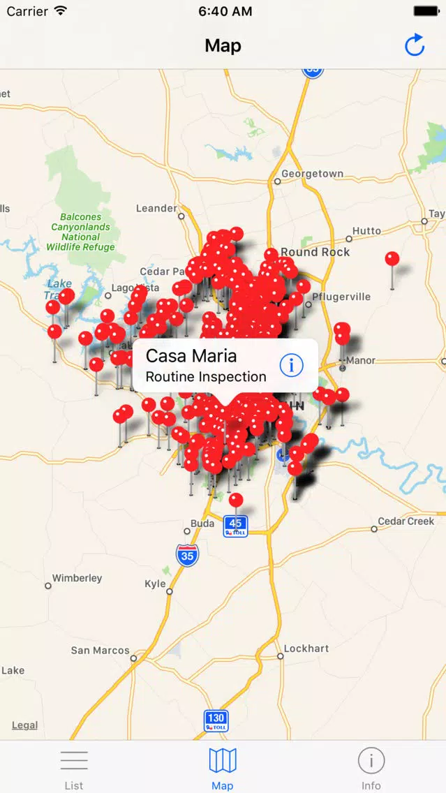 Austin Food Inspections - Texas Restaurant Scores Screenshots