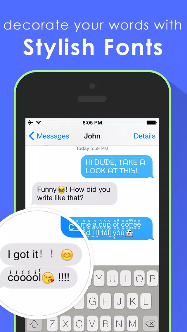 Cool Fonts Keyboard for iOS 8 - better fonts and cool text keyboard for iPhone, iPad, iPod Screenshots