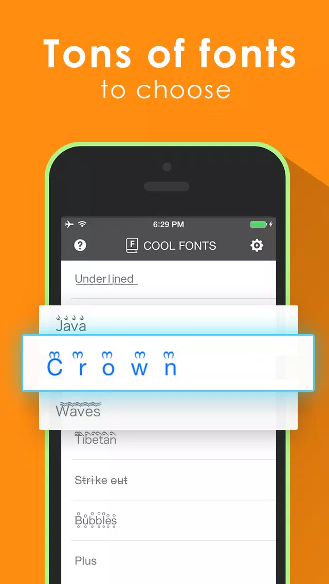 Cool Fonts Keyboard for iOS 8 - better fonts and cool text keyboard for iPhone, iPad, iPod Screenshots