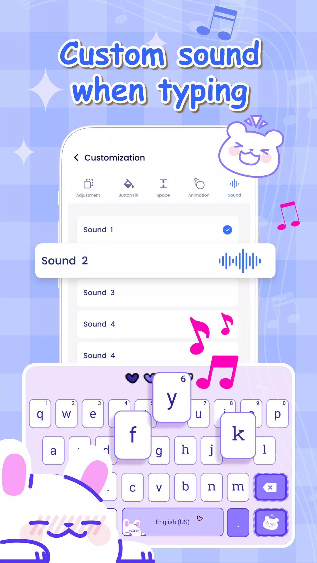 Keyboard Font & Keyboard Theme Screenshots
