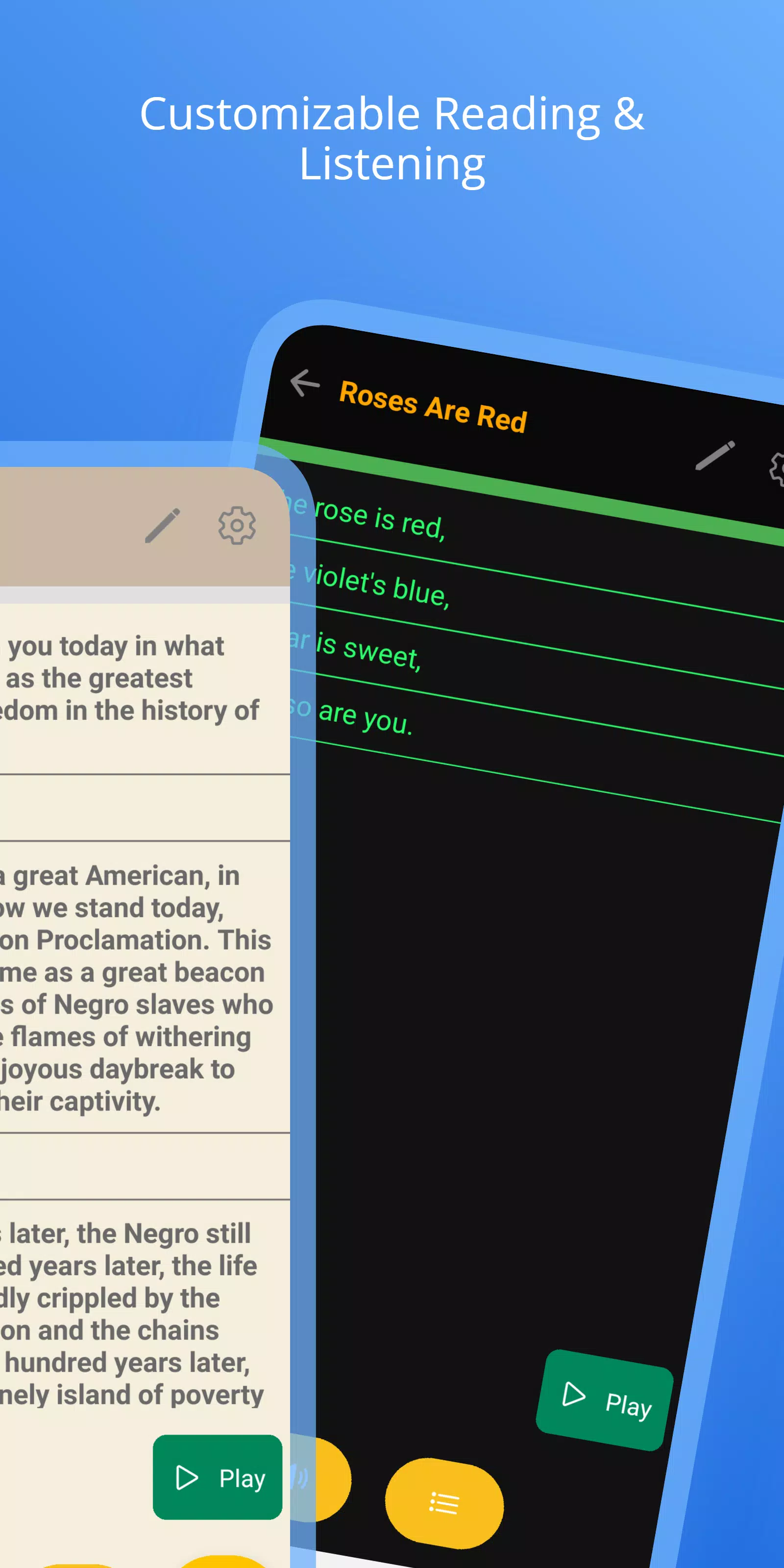 Memorize Texts & Flashcards Screenshots