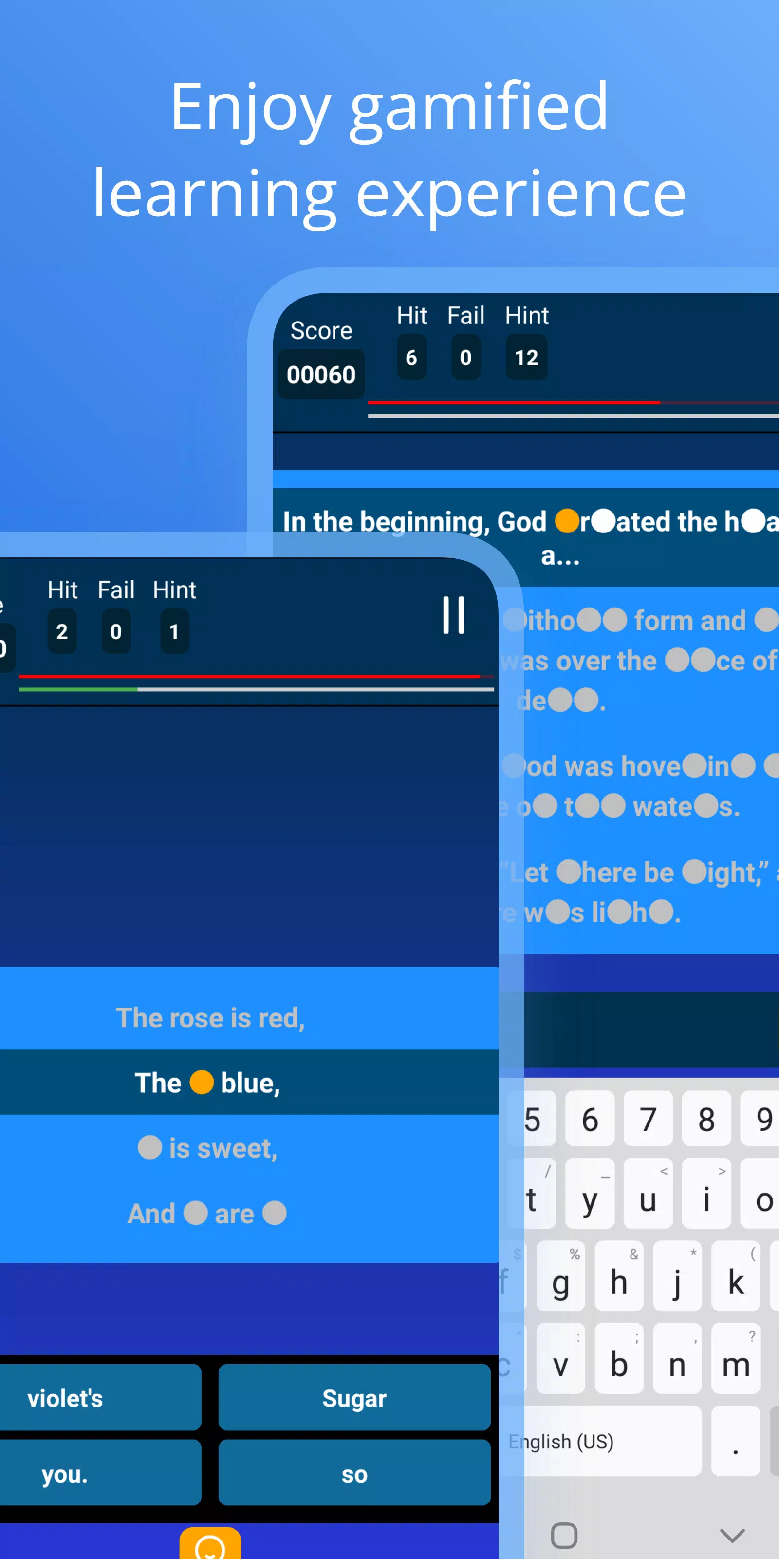 Memorize Texts & Flashcards Screenshots