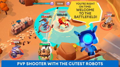 Tangkapan skrin Little Big Robots. Mech Battle