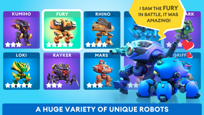 Tangkapan skrin Little Big Robots. Mech Battle