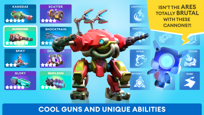 Tangkapan skrin Little Big Robots. Mech Battle