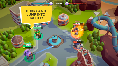 Tangkapan skrin Little Big Robots. Mech Battle