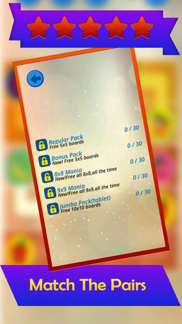 A Puzzle Game to Match & Connect - Draw Line between Same Pairs of Cartoon Fruits Screenshots