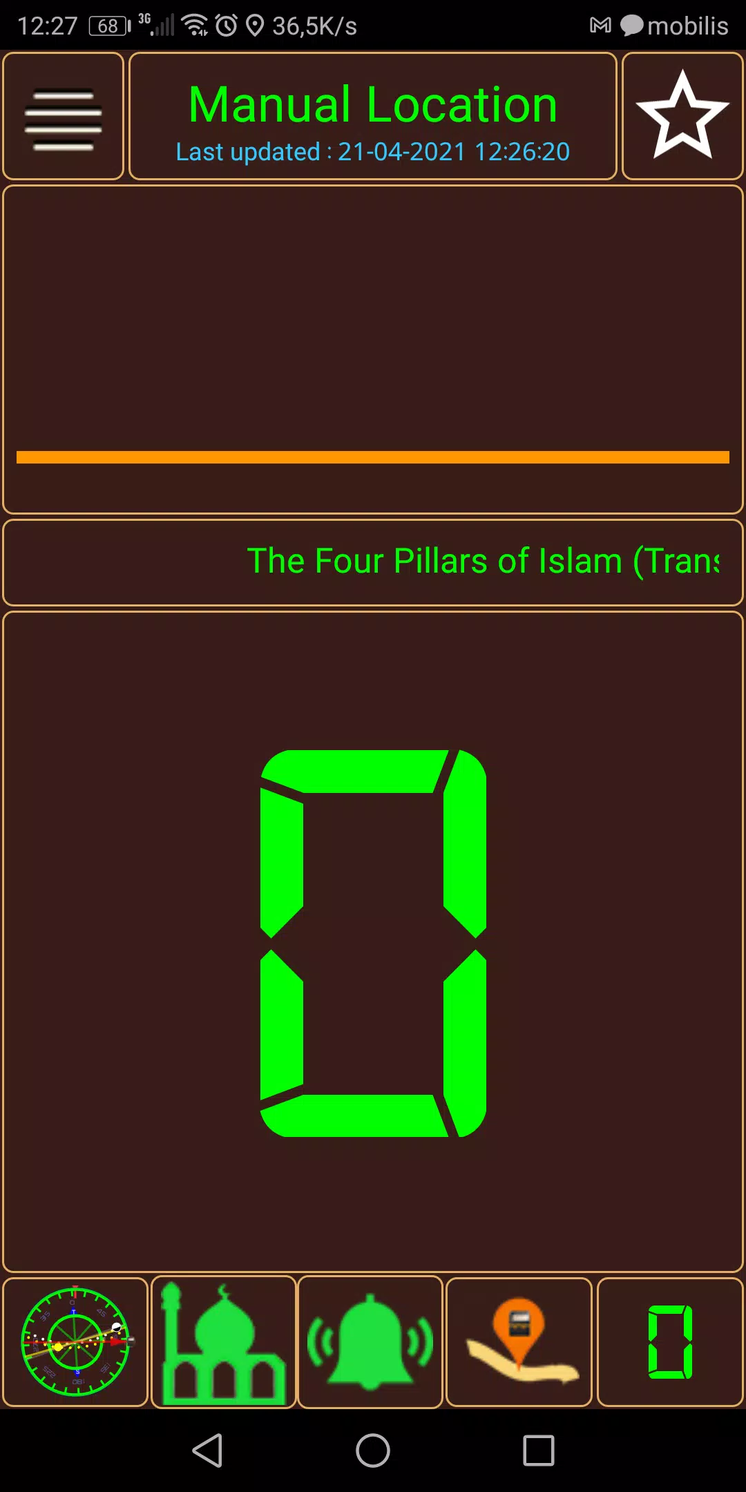 Qibla direction & prayer times Screenshots