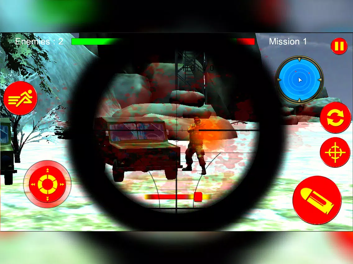 Скриншоты Modern Commando Strike: Commando in Night Battle iPad 