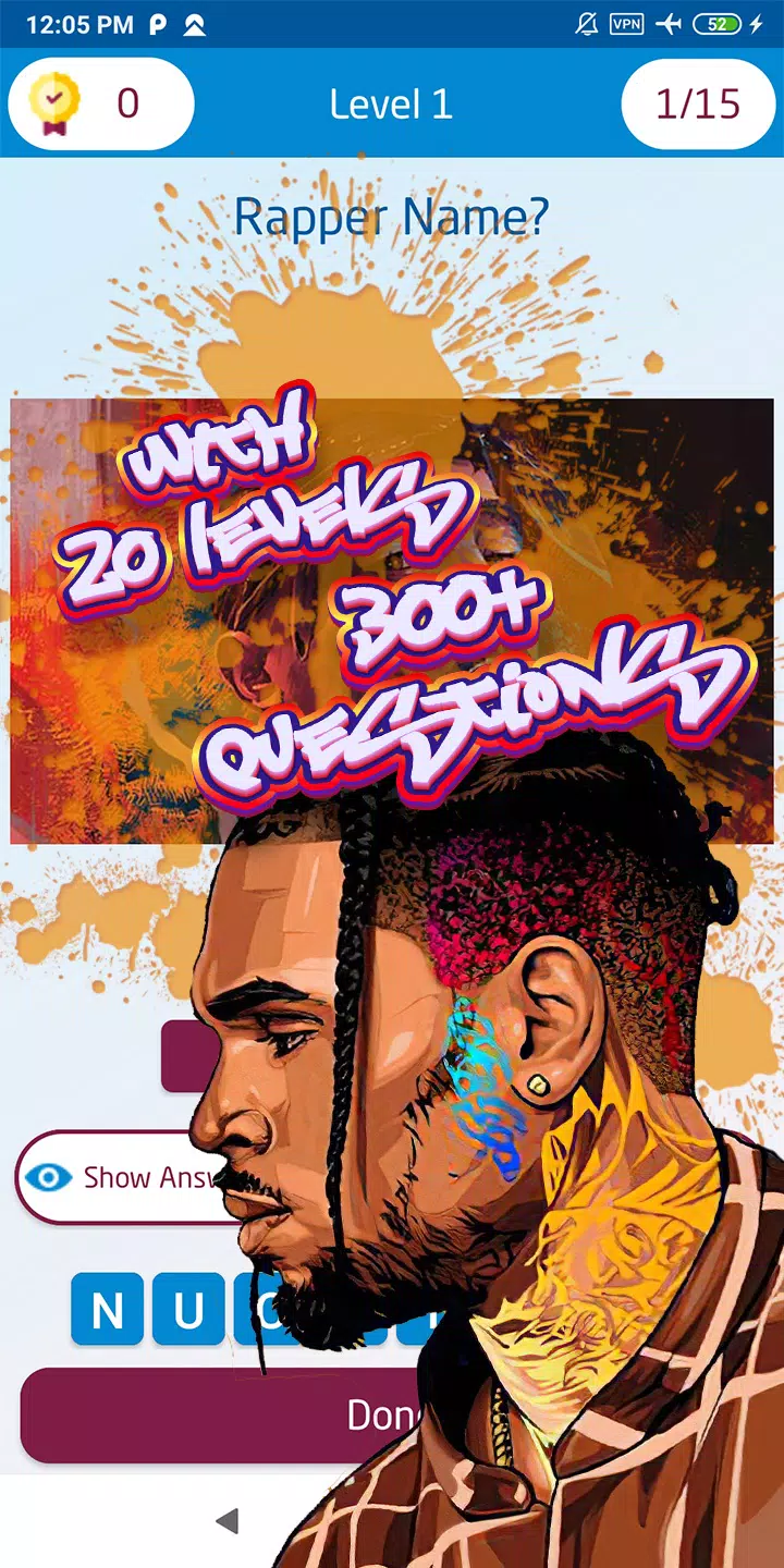 Guess the rapper quiz Screenshots