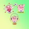 Cute Happy Pig Stickers