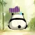 Black White Panda Stickers