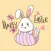Easter Rabbit Pascha Stickers