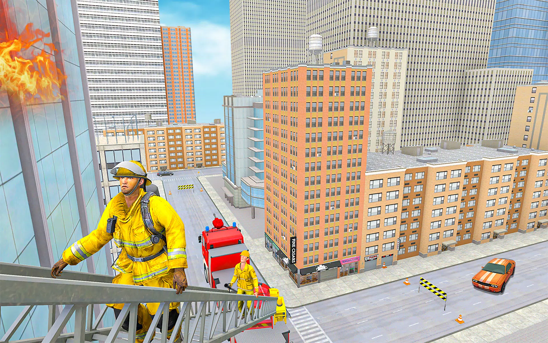 911 Rescue Fire Truck 3D Sim Screenshots