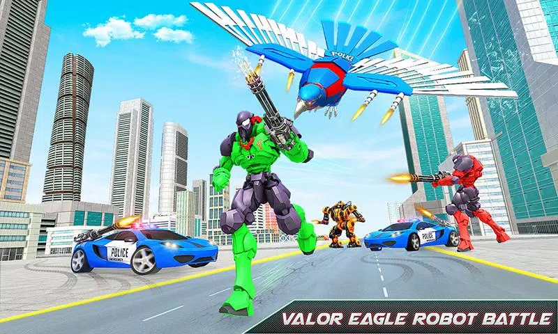 Flying Eagle Robot Car Games Screenshots