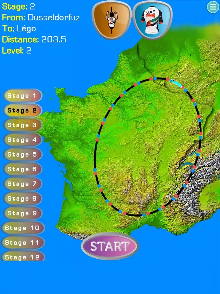 La grande boucle race cycling games 4 kids riders iPad Screenshots