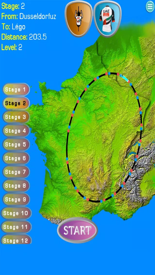 La grande boucle race cycling games 4 kids riders Screenshots