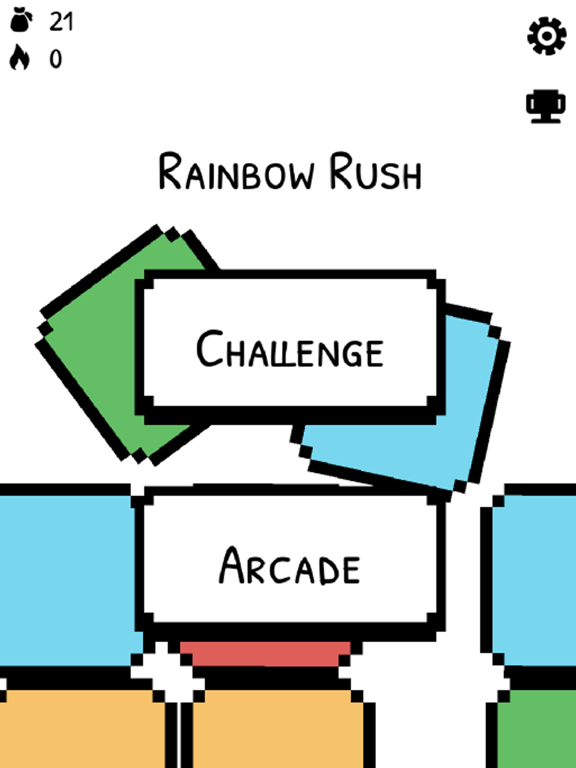 Zrzuty ekranu Rainbow Rush Arcade iPad 