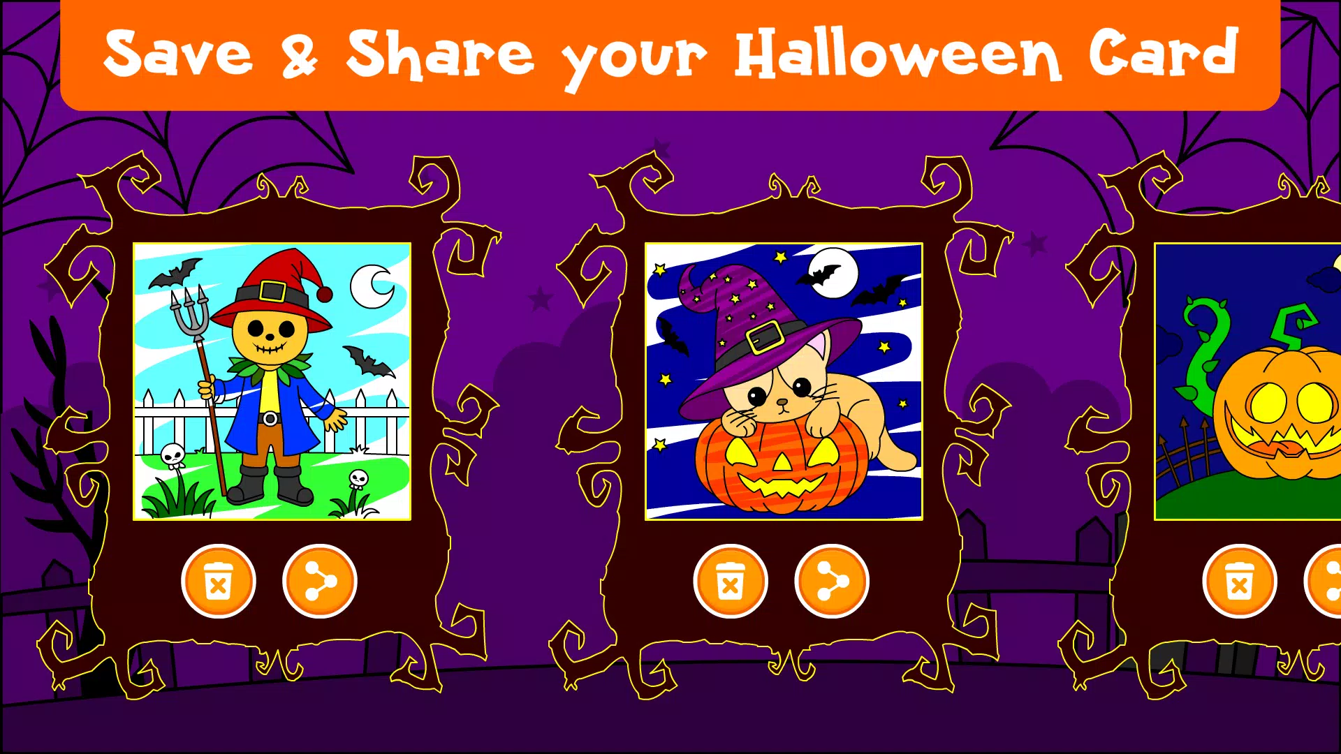 Halloween Coloring Games Screenshots