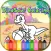 Dinosaur kid Coloring Book Game