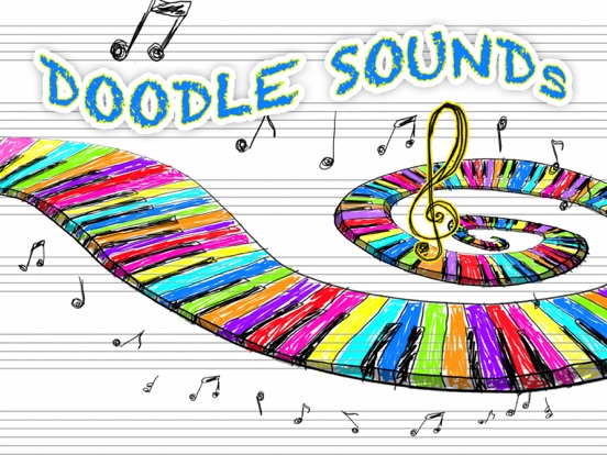 Doodle Sounds - Paper Piano iPad Screenshots
