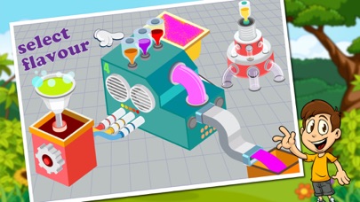 Tangkapan skrin Granny's Candy & Bubble Gum Factory Simulator - Learn how to make sweet candies & sticky gum in sweets factory