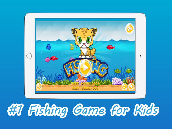 Cat Fishing Game for Kids Free iPad  Ekran Görüntüleri