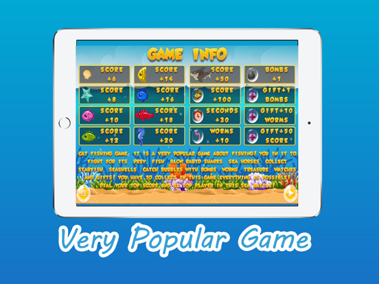 Cat Fishing Game for Kids Free iPad  Ekran Görüntüleri