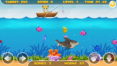 Cat Fishing Game for Kids Free Ekran Görüntüleri