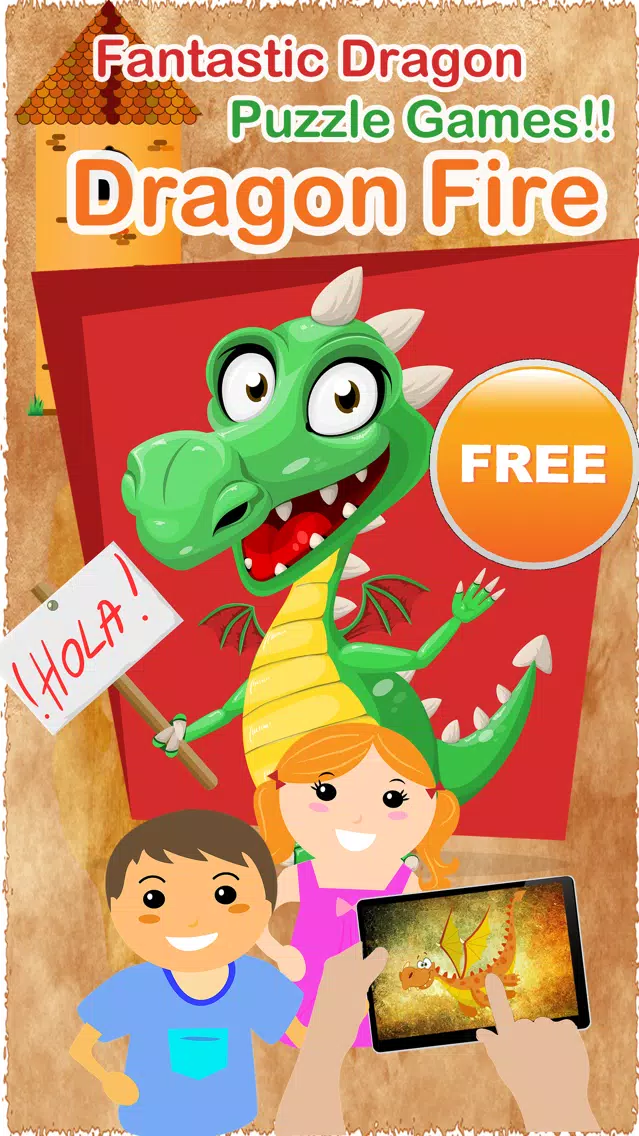 Dragon Puzzles Game Free Animated Jigsaw Puzzle for Kids! Ekran Görüntüleri