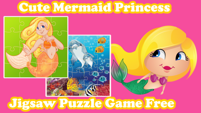 Cute Mermaid Princess Jigsaw Puzzle Game Free - UnderWater Marine Animals Magic Games Brain Training Education For Kids Screenshots