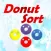 Donuts sort pick color not difficulty in game