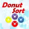 Donuts sort pick color not difficulty in game