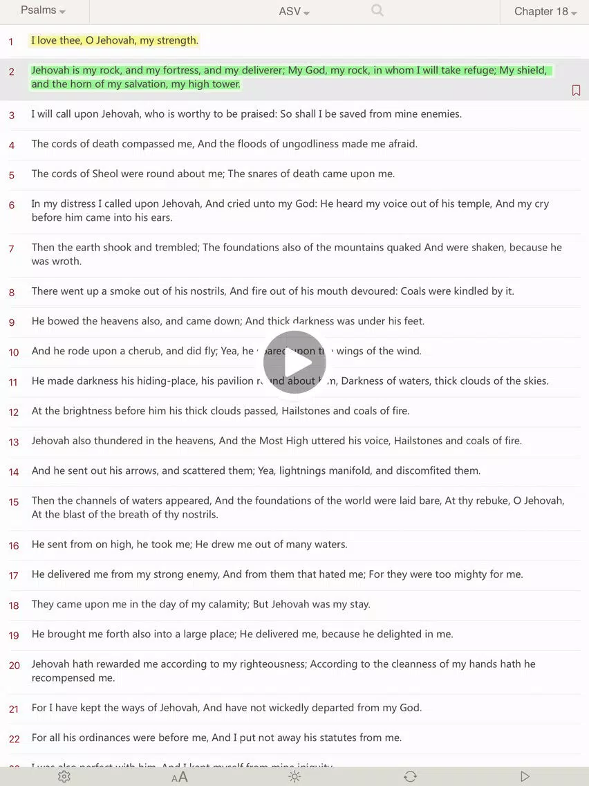 Bible : Holy Bible ASV - Bible Study on the go iPad Screenshots