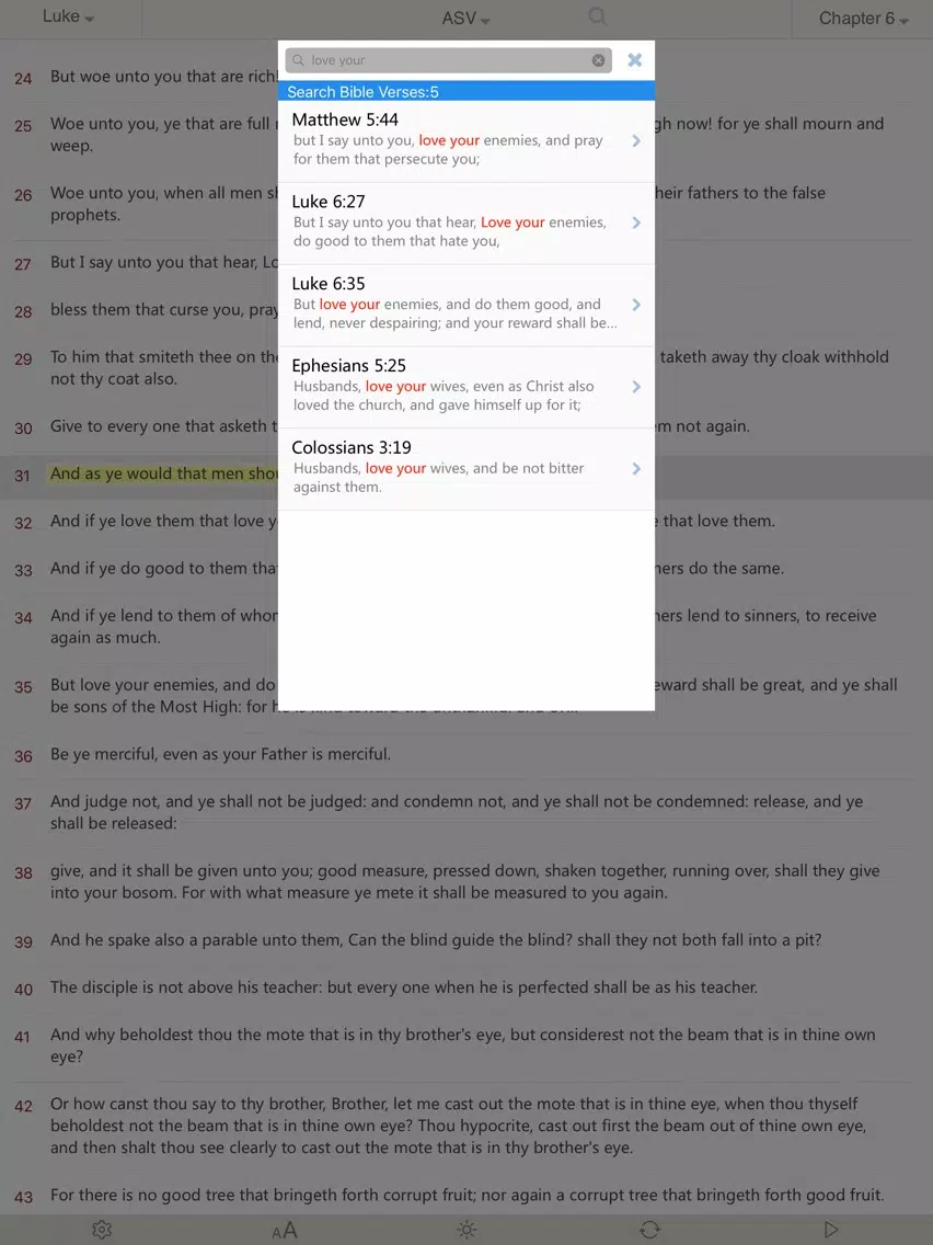 Bible : Holy Bible ASV - Bible Study on the go iPad Screenshots